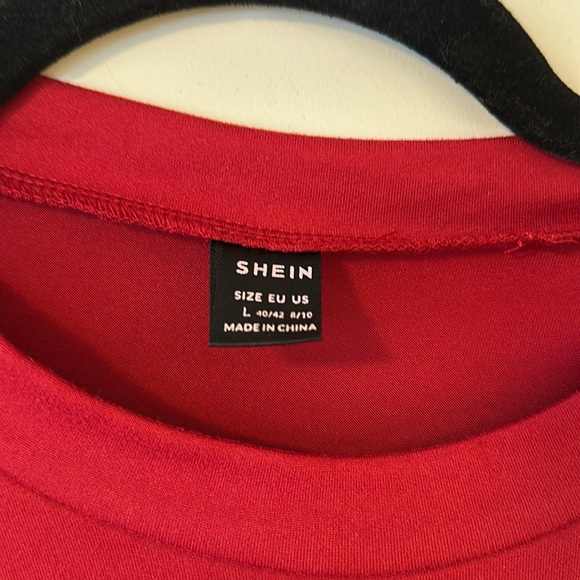 Women’s red SHEIN shirt - Picture 2 of 4